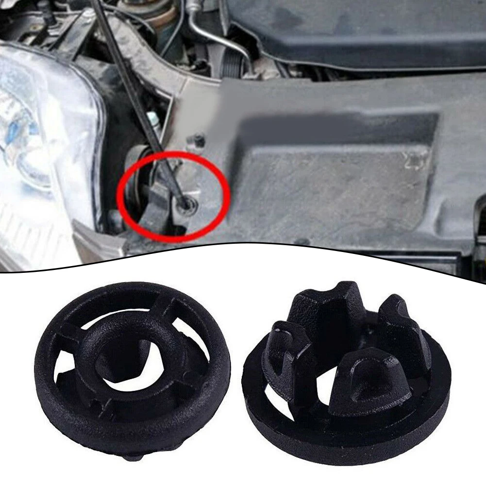 Lot De 4 œillets De Fixation Caoutchouc Pour Capot Moteur - Hauteur 15 Mm, Compatible Ford Focus, Fiesta, EcoSport
