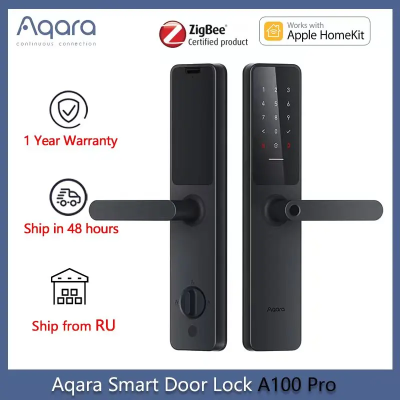 AqaraSmartDoorLockA100ProZigbeeBluetooth50AppleHomekey