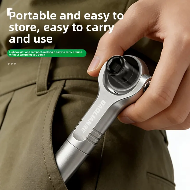 Versatile 90° Adjustable Ratchet Screwdriver