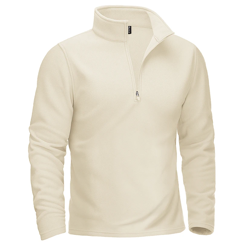 Turtleneck Sweater TACVASEN Quarter-Zip Pullover Tops Mens Fleece Sweatshirts Casual Warm Athletic Running Sports Hoodie