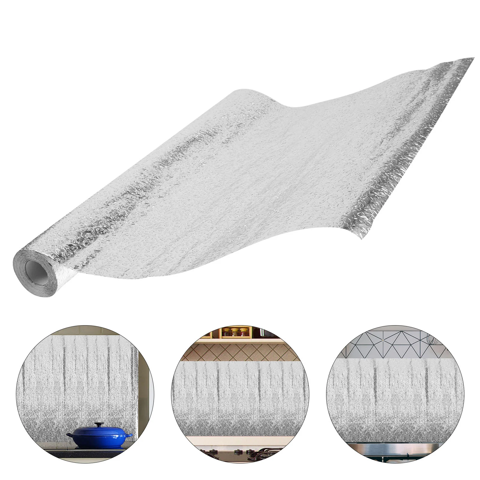 

Cupboard Kitchen Greaseproof Paper Aluminum Foil Backsplash Protector