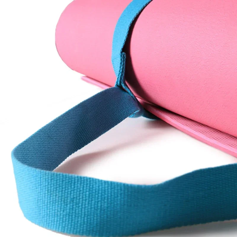 Description Picture 5 of itemYoga Mat Strap Belt Shoulder Carry Belt Adjustable Sports Sling Exercise Stretch Fitness Elastic Yoga Belt Gym Yoga Equipment