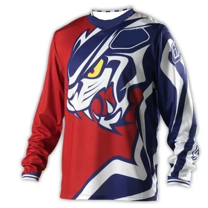 2026 신상 남성 모토크로스 저지 긴팔 통기성 오프로드 오토바이 셔츠 속건성 바이커 라이딩 탑 (야외 스포츠용)