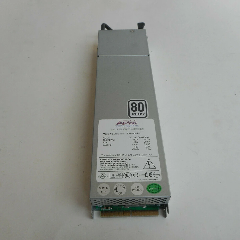 SAK560L F4 For Juniper APM 560W Industrial Power Supply Fast Ship Original Quality