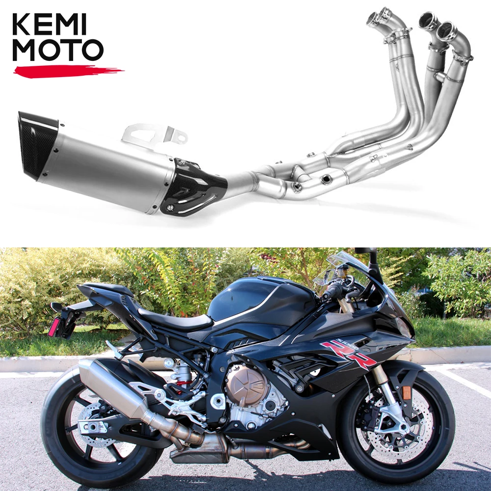 For BMW S1000RR Exhaust Full System Header Link Stainless Steel Pipe