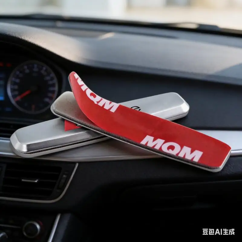 1개 시트 백 엠블럼 스티커 배지 로고 메탈 인테리어 (ABT Sline 아우디 A3 A4 B8 8P B9 8V A1 A6 C6 Q3 Q5 C7 시트 액세서리용)