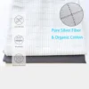 1PC Conductive Silver Fiber Flat Bedsheet with Earthing Cord Antistatic Health Protection Sheet Grounded Improvement Sleep 시트 4