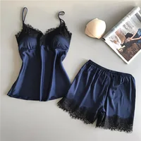 1 set of women's sleepwear set, fashionable V-neck lace sexy sleepwear, sleepwear pants set, new comfortable sleepwear - Image 5