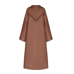 Men's Cosplay Cloak Hoodie - Tunic Robe Halloween Outfit - XXXL (Brown)