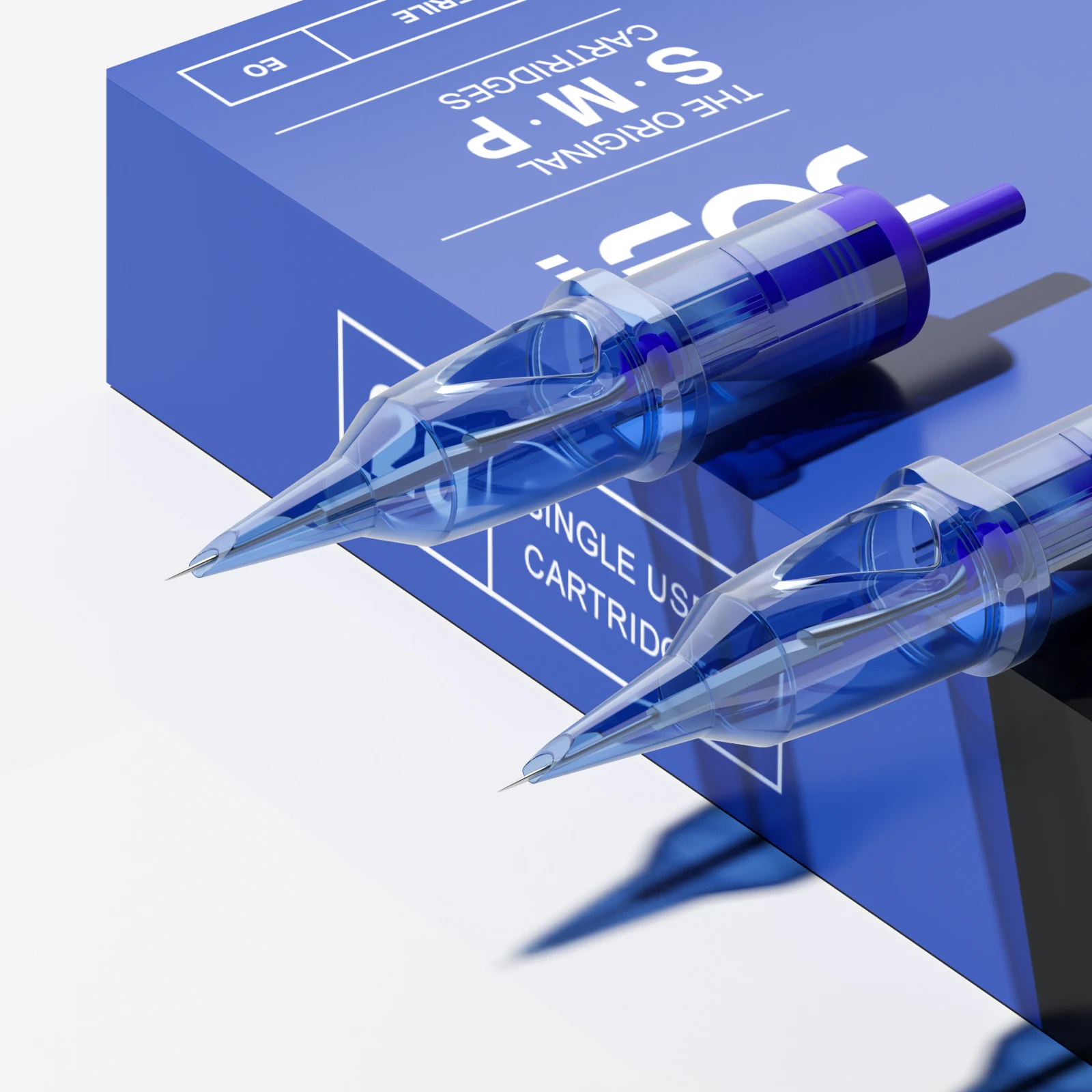 JOSI SMP&PMU Cartridge Tattoo Needle Round Eyeliner 1rl&3rl Permanent Makeup Needle 0.25/0.3mm for Eyebrow/ Lip/ Scalp