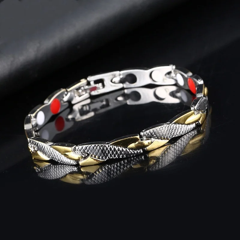 Twisted Dragon Slimming Magnetic Therapy Couple Bracelet Detachable Women Men Bangle Therapy Bracelet Health Care Jewelry magnetic slimming bracelet