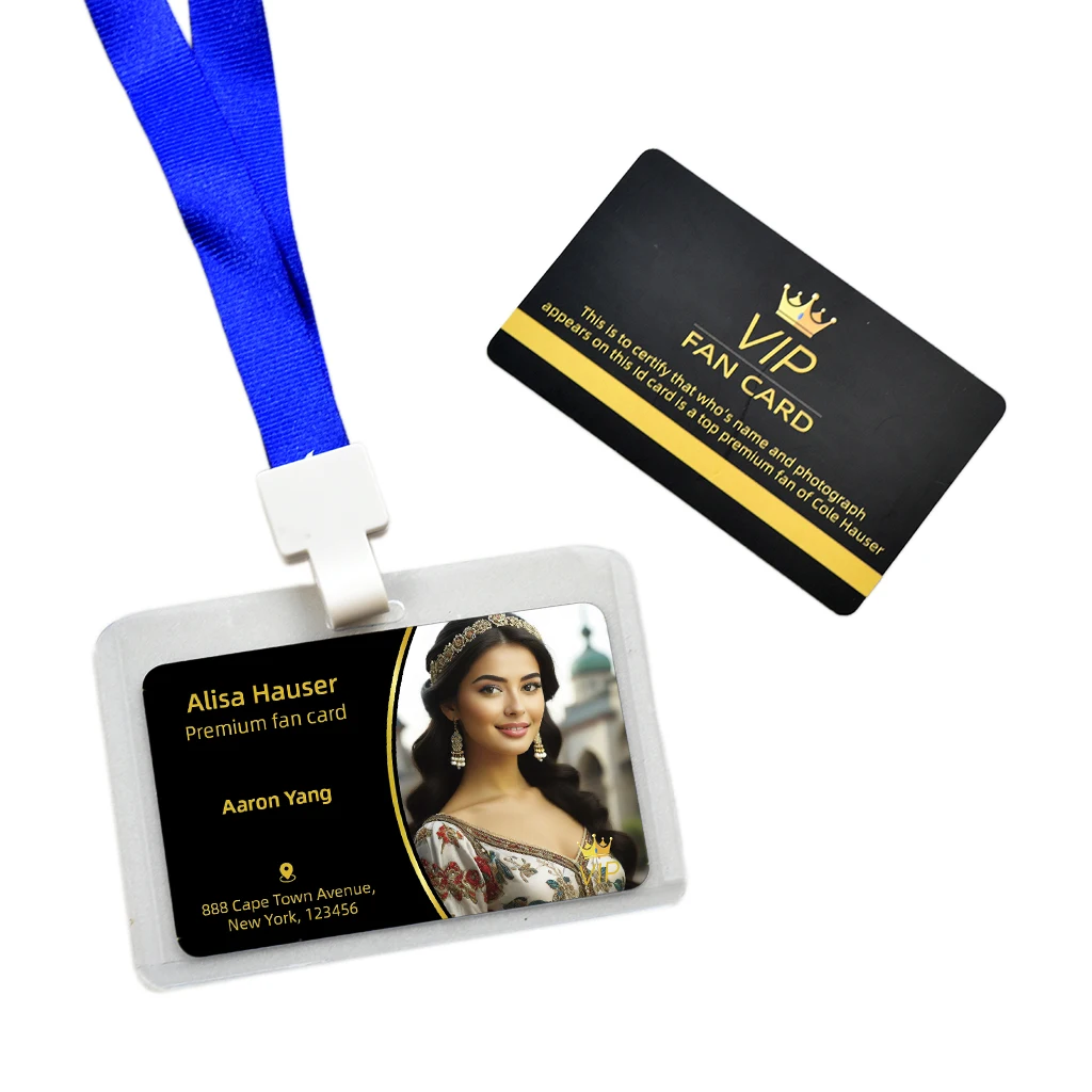 Tessera PVC Personalizzata – Badge Dipendente, Socio, Tessera Associativa – Mondo Etichette