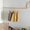 Rattan Hanger Handmade Rattan Coat Rack for Kids Adult Coat Rack Garments Organizer Dress 's Hanger Wall Hooks Children's Hanger 4