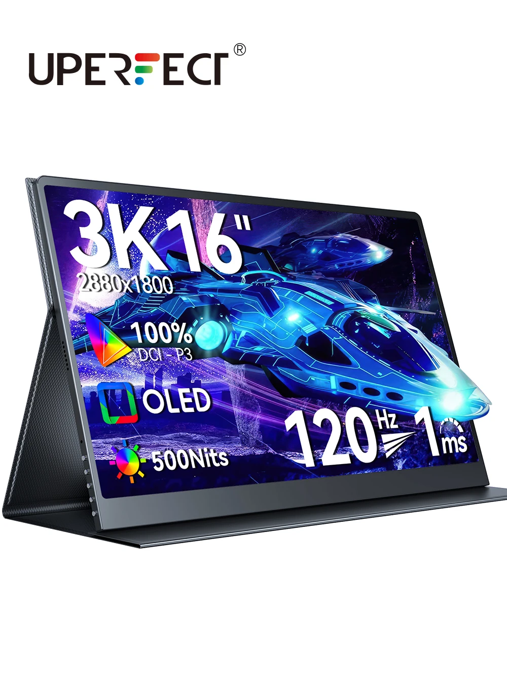 Amazon.co.jp: UPERFECT OLED モバイルモニター 16インチ 3K