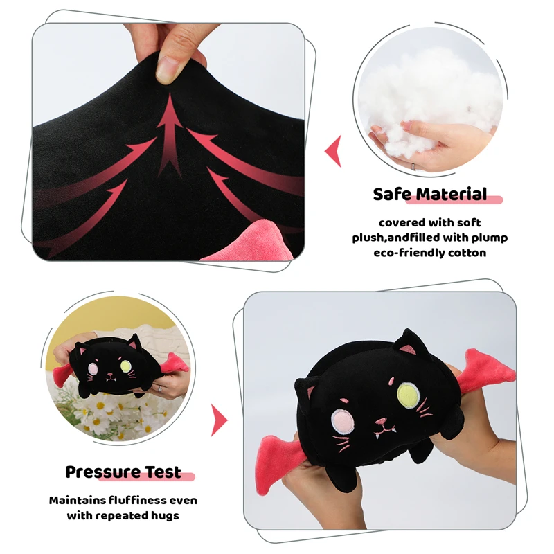 Squishmallow - Peluche chat noir