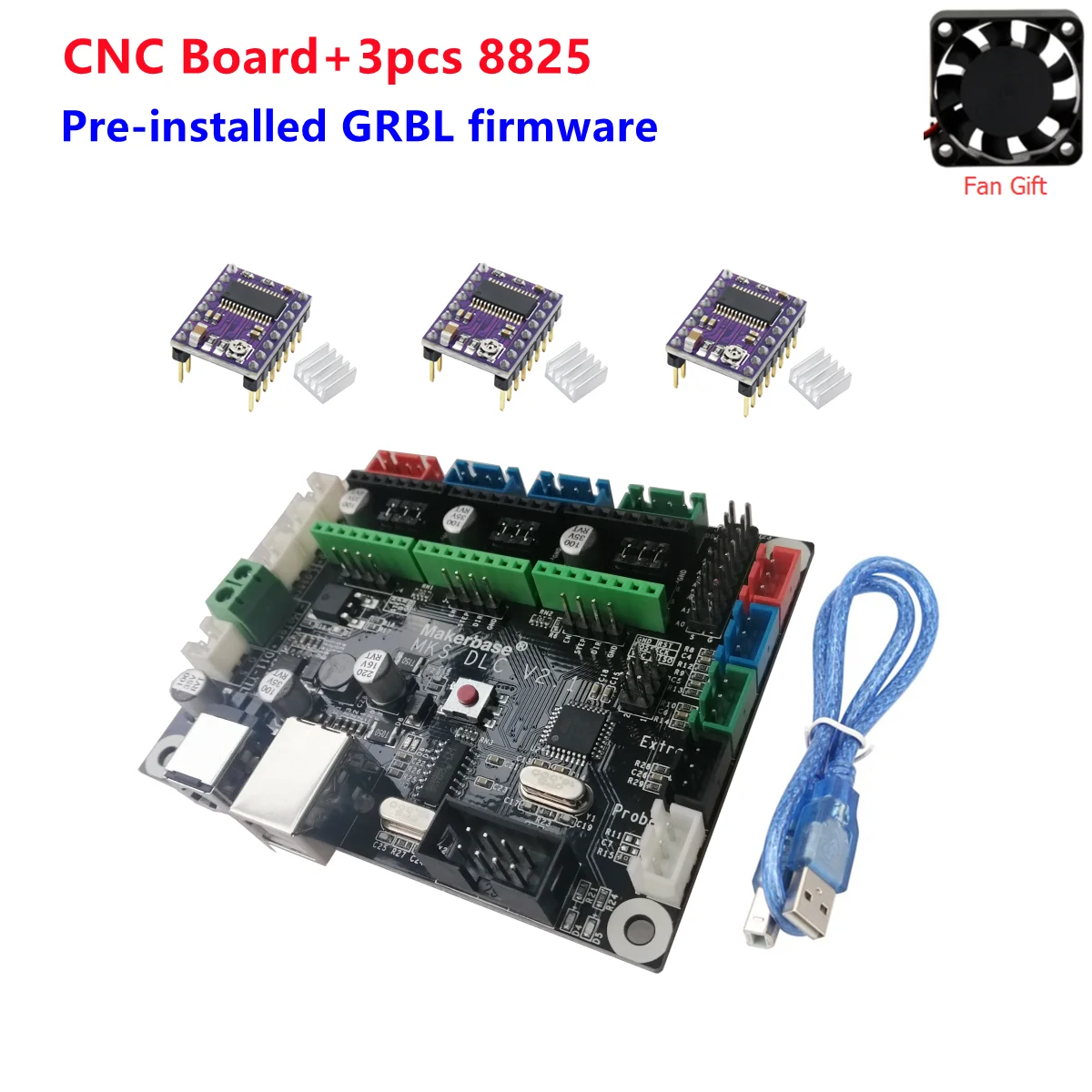 

GRBL controller CNC laser upgrade article replace cnc shield v3 expansion board 3 axis usb card
