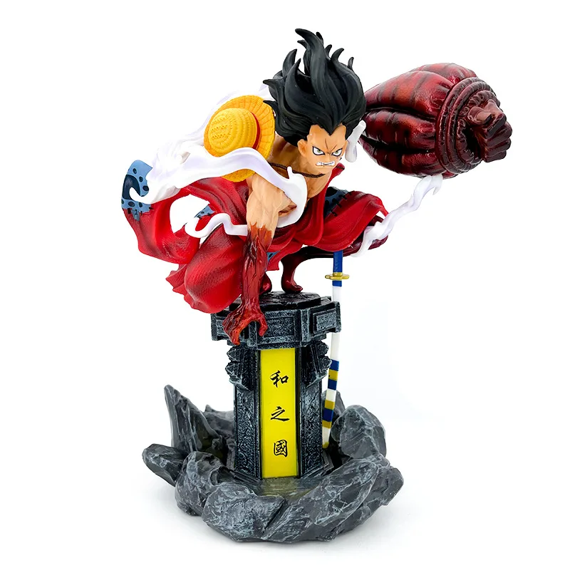 GONGSI One Piece Monkey D Luffy Gear 4 Snakeman King Cobra Anime Modell Pvc  - Anime fans, the first choice for gifts Yellow ( Color : Yellow ) on OnBuy