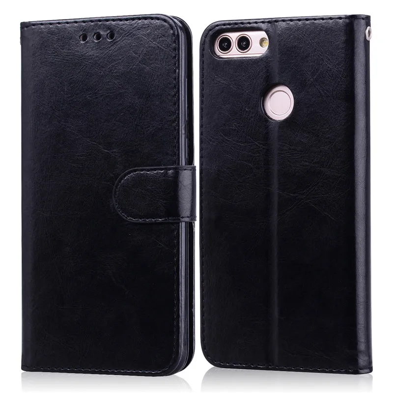 Для Huawei P Smart Case FIG-LX1 2018 мягкий кожаный чехол-книжка с бумажником для зеркальный