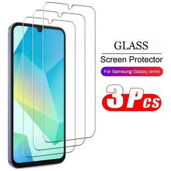 3 pezzi HD protezioni schermo in vetro temperato per Galaxy A15 A25 A35 A55 A16 A26 A36 A56 A34 A54 pellicole per telefono per S24 FE S21 fe S20 FE