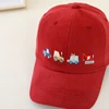 School Boy Baseball Hats Bulldozer Excavator Embroidered Children Outdoor Summer Kids Caps for 2-8Years Baby Sports Hats Cotton 6