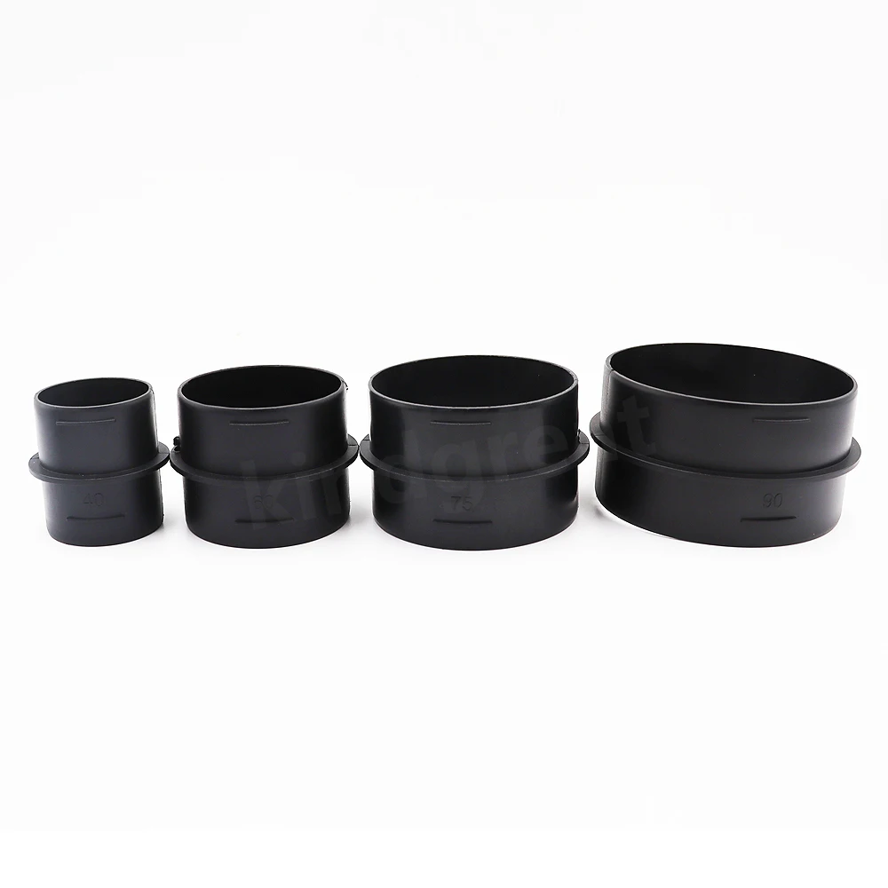 42mm 60mm 75mm 90mm Car Heater Duct Joiner Pipe Air Parking Heater Hose Line Connector For Webasto Eberspacher Ducting Connect air diesel heater duct pipe,heater duct connector