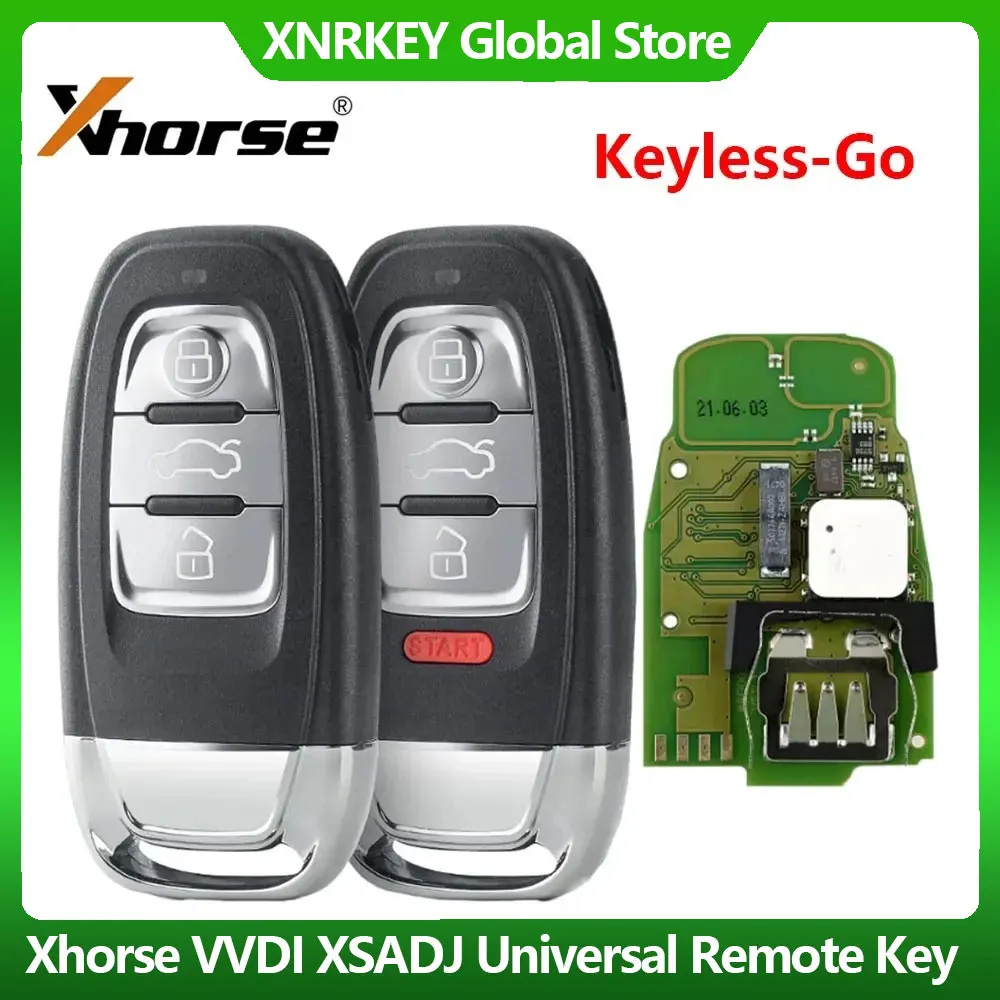 

Xhorse XSADJ 315 / 433 / 868MHz P/N: 754J 8K0959754B Keyless-Go Smart Remote Key Fob For Audi A6L A4 A5 A7 Q5 S4 S5 S6 200