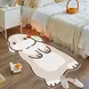 Cartoon Rabbit Pray Fluffy Long Carpet Fluffy Soft Bedroom Bedside Rug Kids Non-Slip Baby Living Room Mat 러그 Alfombra 2