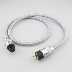 KRELL High Quality Pure Copper CRYO-156 Power Plug HIFI EU Schuko AC power cable 2.0 M HIFI Power Cable