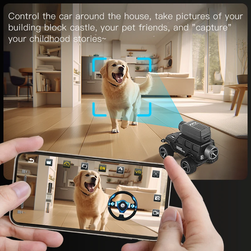 새로운 F32 미니 RC 자동차 1:64 2.4G 원격 제어(720P FPV 카메라 포함) WiFi 앱 제어 고속 ? ? 아이들을 위한 레이싱 차량 장난감 선물