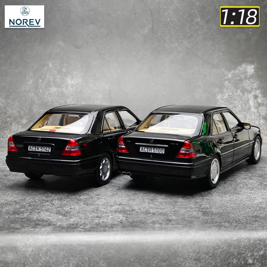NOREV 1/18 – MERCEDES-BENZ CLASSE C 1993 – Miniature Berline Métal – Collectionneur