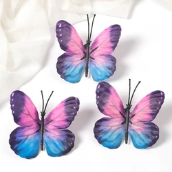 Colorful Butterfly Stickers for Crafts and Home Decor (Set of 10/20/30) (Purple Blue)