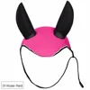 Horse Riding Breathable Meshed Horse Ear Cover Equestrian Horse Equipment Fly Mask Bonnet Net Ear Maks Protector #279730 3