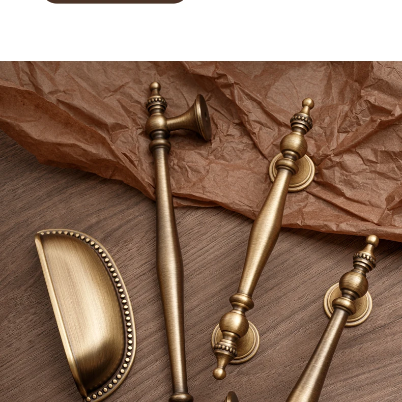 antique brass cabinet hardware kitchen drawer handles set