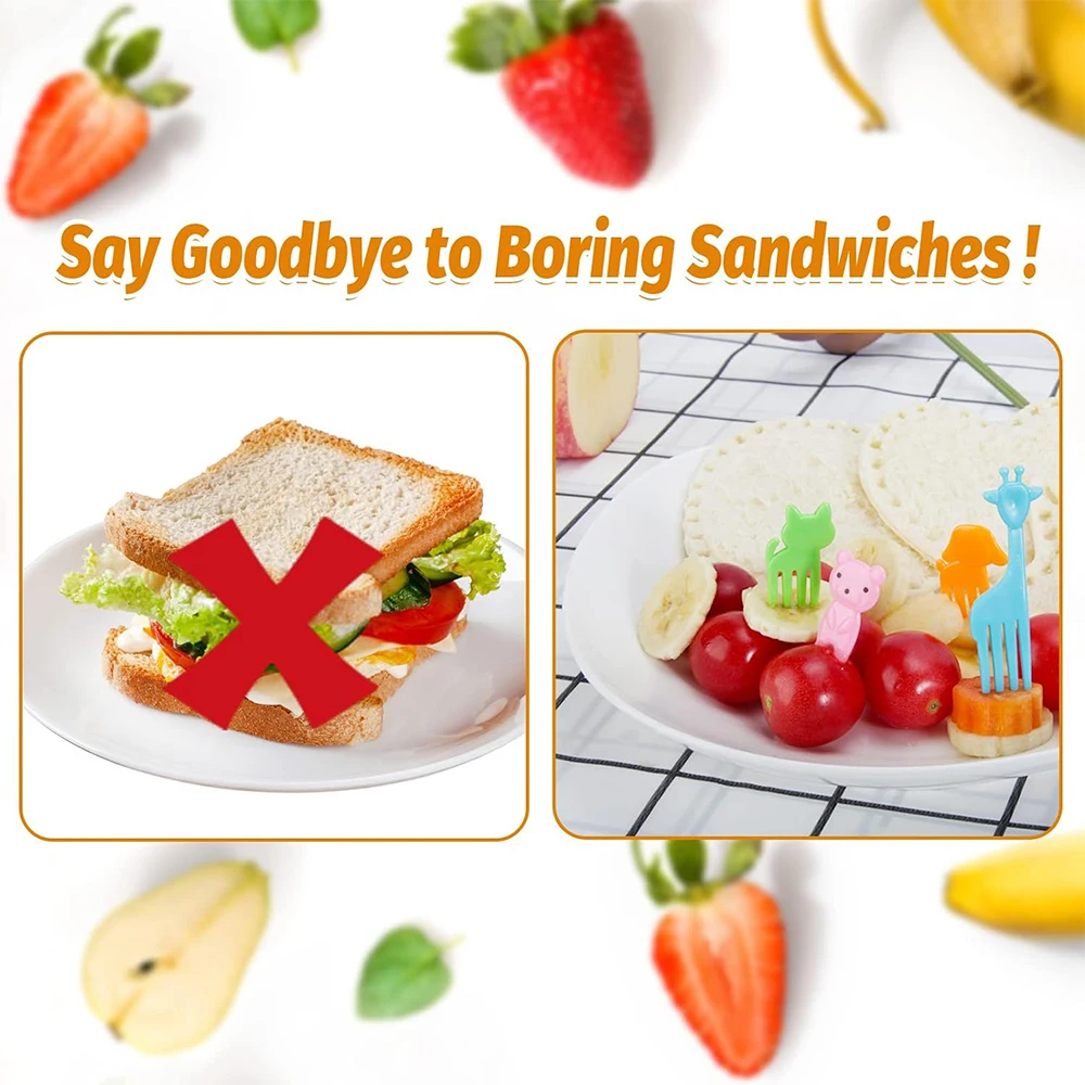 18/28PCS Sandwich Cutter Set Cookie Food Children DIY Making Cookies Mold Pancake Maker Embosser Sealer Food Molds Baking