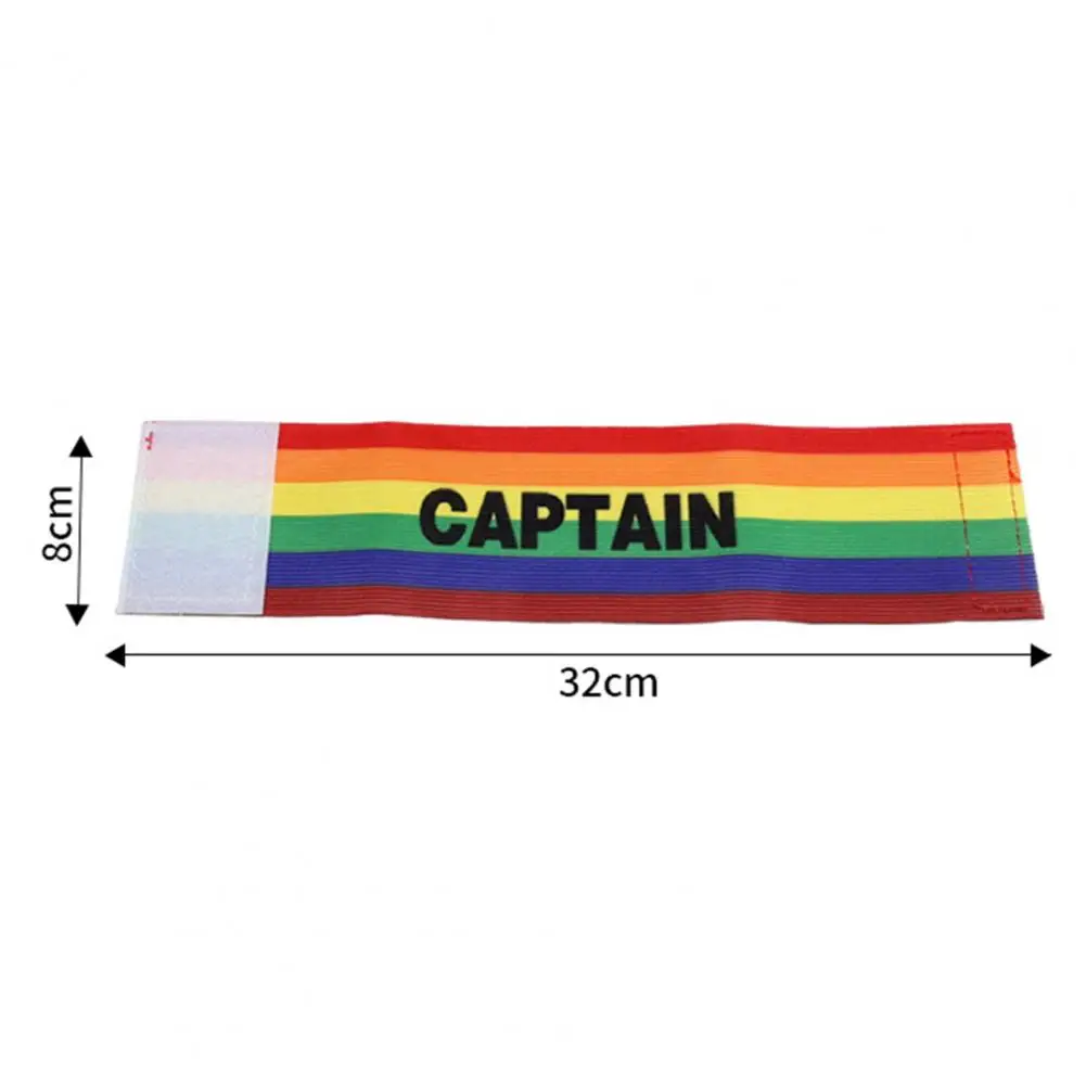 Captain Armband Fastener Tape Printed Elastic Arm Strap Team Leaders Football Rugby Basketball Captain Band football armband soccer arm band