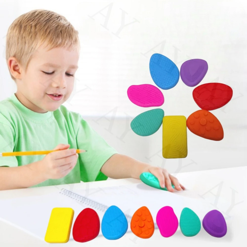 Fidget Toys Sensory stone Silicone relief toy Sensory relief stone-Calming Stress Relievers for Autism, Anxiety, And Students