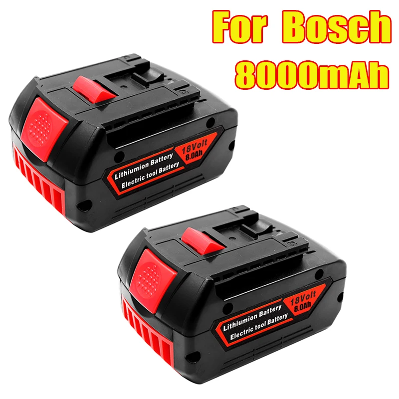 18V 8000mAh Replacement Battery for Bosch Professional System Cordless