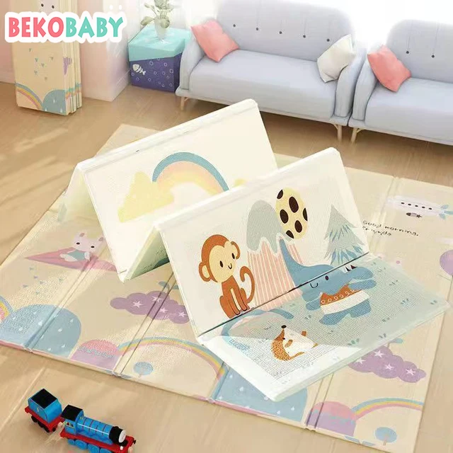 Foldable Cartoon Baby Play Mat Xpe Puzzle Children's Mat Thick Baby Crawling Play Mat Game Playmats Waterproof Rug Soft Foam Mat 1