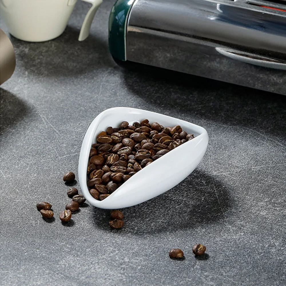 Coffee Accessories Measuring Plate Balance Bean Plate Coffee Powder Ceramic Measuring Cup Weighing 1pcs