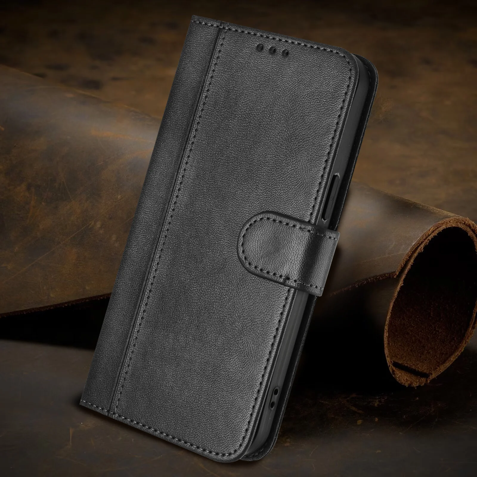 Leather Flip Back Phone Case - Elegant and Durable Design