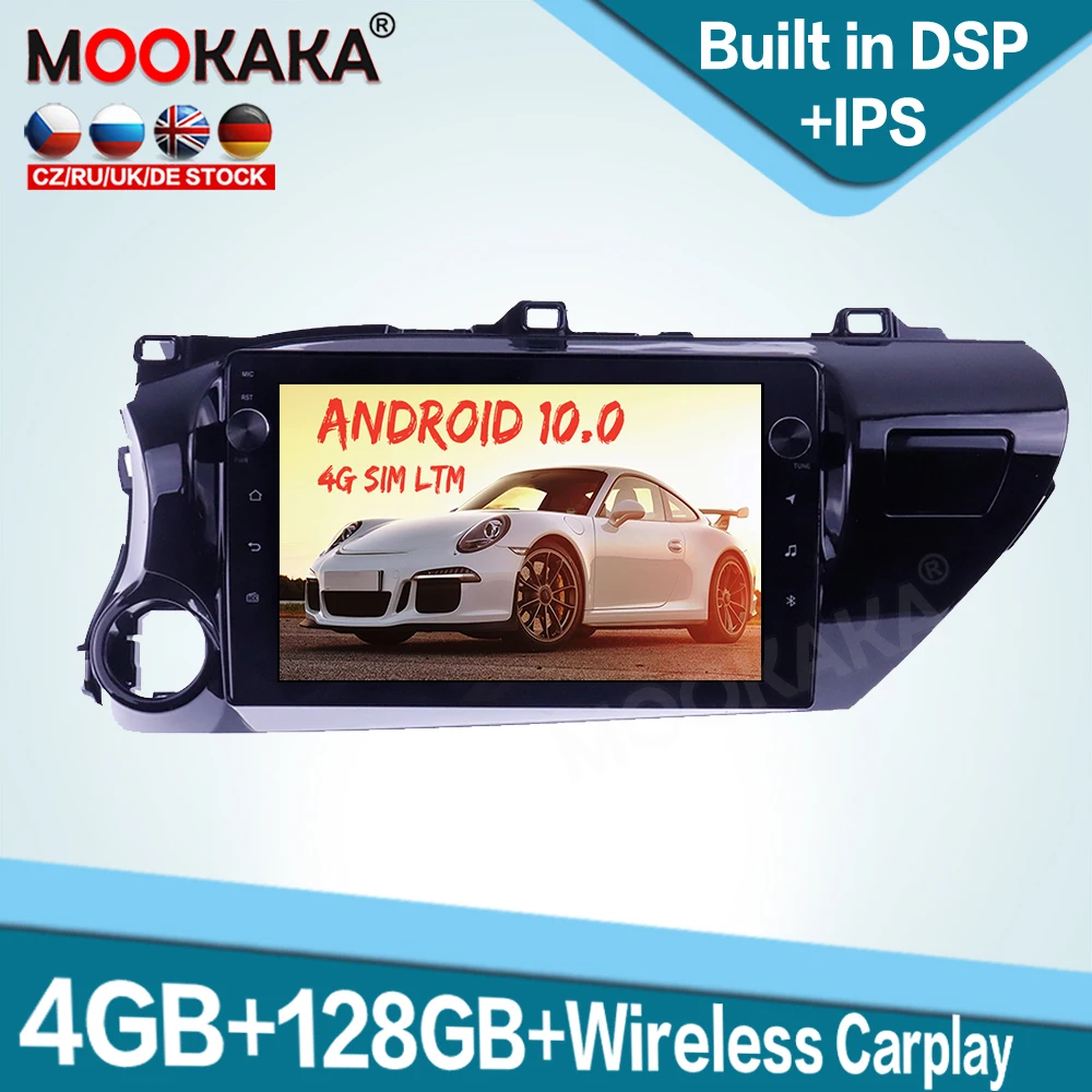 

For Toyota Hilux 2016-2018 Car Radio Android GPS Navigation Touch Screen DSP Stereo Autoradio Head Unit