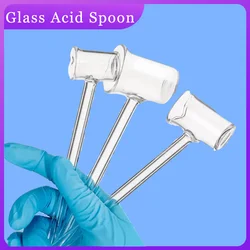 DXY 5/10/15/25/50/100ml Laboratory Glass Acid Spoon Sampling Cup Long Handled Liquid Medicine Spoon