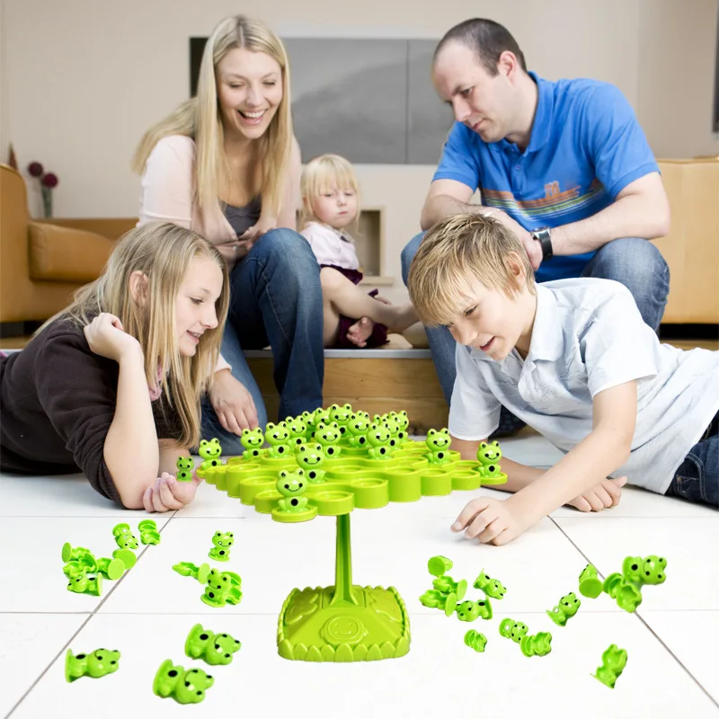 

Balance Astronaut Panda Frog Balance tree concentration training children's puzzle toy Jenga two-person board game