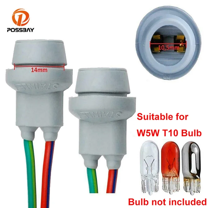 

1 пара, автомобильные передние Налобные фонари для W5W T10