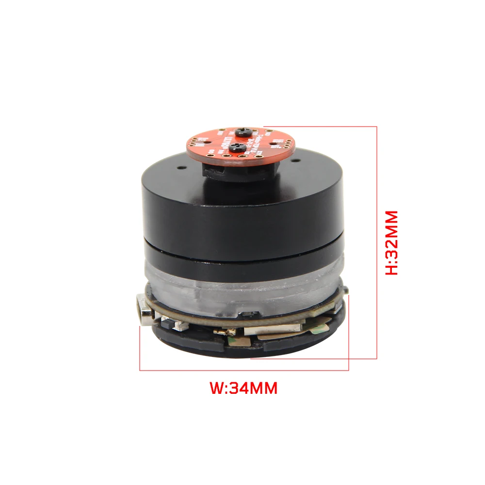 LILYGO®T-노브 ESP32-C6-MINI-1U 고효율 제로 대기 전류 드라이버 홀 기반 각도 위치 인코더 센서 노브 보드
