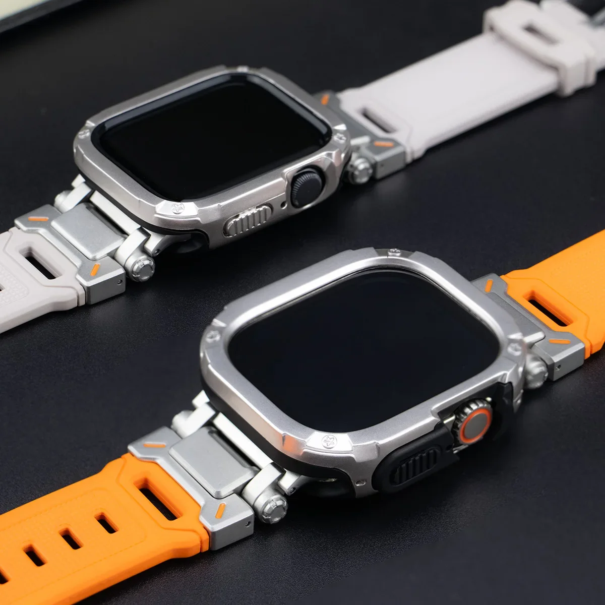 Silicone Strap with TPU Protective Case and Bracelet