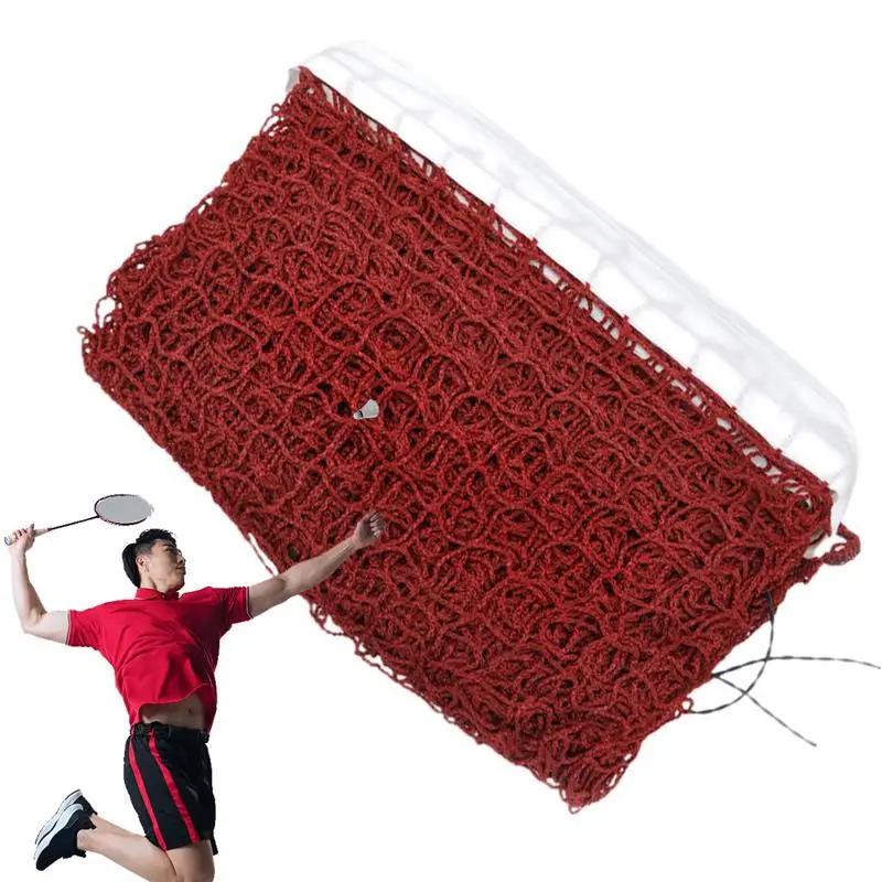 

1pcs Outdoor Volleyball Badminton Net Strong Mesh High Strength Net Portable Tennis Net Foldable Badminton Equipment For Indoor