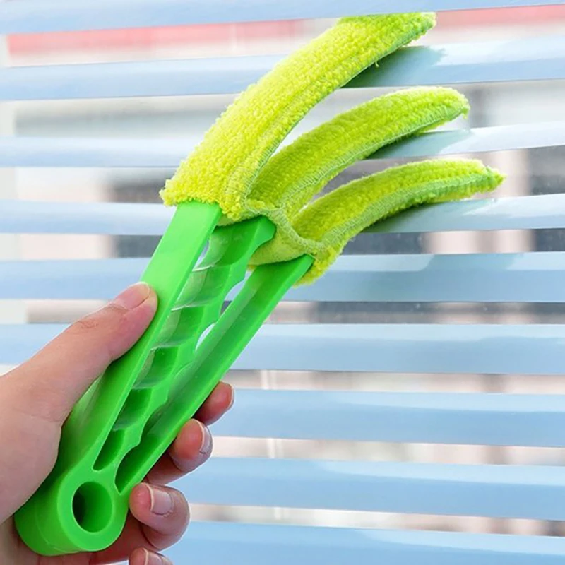 Brosse de nettoyage amovible lavable en microfibre, pince de nettoyage  ménager, plumeau de fenêtre, feuilles, stores