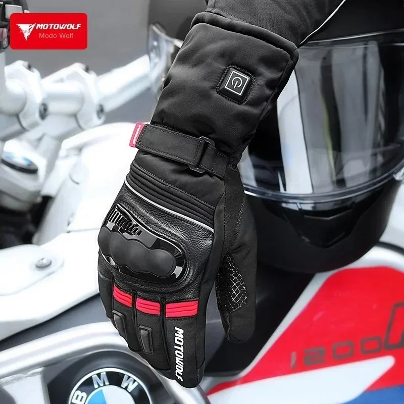 Рисунок 3 - Зимние перчатки Motowolf с электрическим