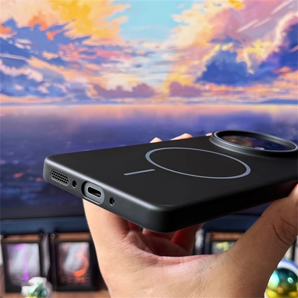 Ultra Thin Hard Magnetic Solid Color PC Phone Case Cover
